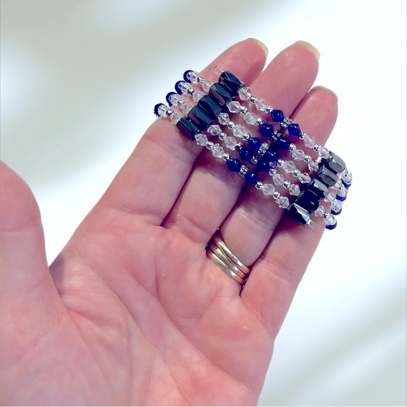 Handmade Sterling Silver Wrap Style Bracelet - Picture 9 of 10